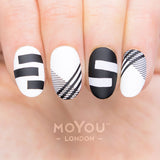 Daily Charme Moyou London Nail Art Stamping Plate / Frenchy 13
