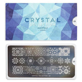Daily Charme Moyou London Nail Art Stamping Plate Crystal 05 Snowflake Symmetry