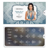 Daily Charme Nail Art Stamping Plate Moyou London Henna 4