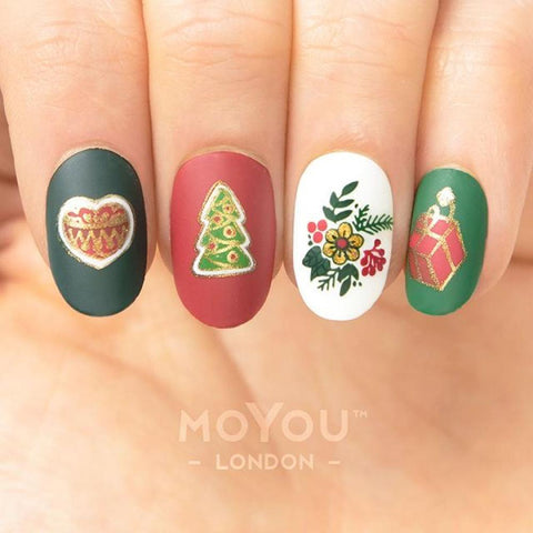 MoYou London Stamping Plate Nail Art Noel 03 - Festive Creatures