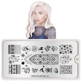 MoYou London Stamping Plate Nail Art Snow 01