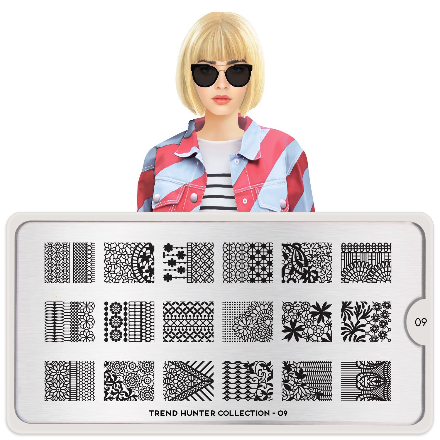 Trend Hunter 09 Daily Charme Moyou London Stamping Plate Trend Hunter 09