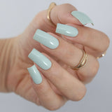 Charme Gel Polish / 707 Mint Condition Pastel Light Muted Green Nail Polish