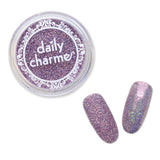 Iridescent Holographic Glitter - Lavender Soufflé is a gorgeous purple glitter that is both iridescent and holographic