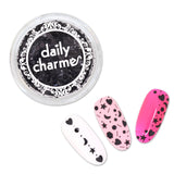 Mystical Moon Glitter Mix / Matte Black Nail Art Glitter