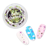 Chameleon Star Sparkle Glitter Mix / Aurora Purple Green Nail Art