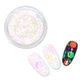 Iridescent Rainbow Oversized Hex Glitter Mix Ghost