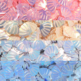 Iridescent Seashell Glitter / Pastel Rainbow Shell Mermaid Nail Art