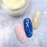 Glow in the Dark Galaxy Glitter Mix Nail Art Design Galaxy Cloud Sky