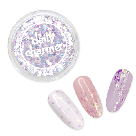 Angel Aura Quartz Hex Mix Glitter Opal AB Rainbow Nail Art