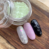 Glow in the Dark Butterfly Glitter Spring Nail Art Trend