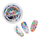 Chameleon Glitter Star Mix / 6 Colors Nail Art Decor