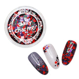 Spooky Halloween Glitter Mix for Nail Art / Vampire Blood
