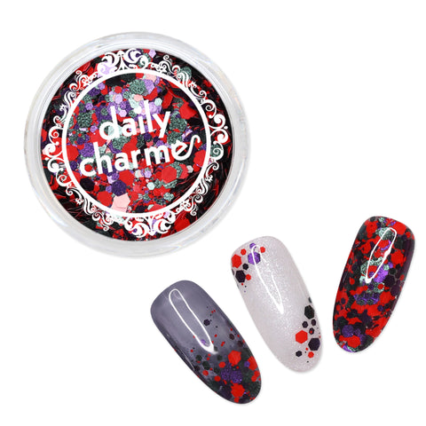 Spooky Halloween Glitter Mix for Nail Art / Vampire Blood