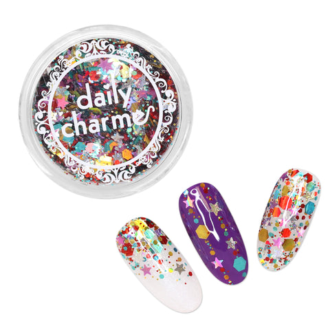 Daily Charme Nail Art | Festive Holiday Glitter Mix / Christmas Confetti