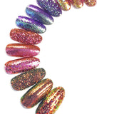 Chameleon Color Shifting Glitter / Dark Phoenix Nail Art Burnish Glitter Nails