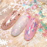 Daily Charme Nail Art Glitter Holiday Snowflake Glitter / Aurora
