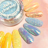 Pastel Iridescent Glitter / Sea Salt Ice Cream Nail Art Glitter