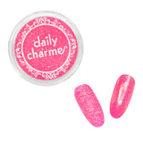 Iridescent Neon Glitter Dust / Pink Sangria Summer Nail Art Decoration