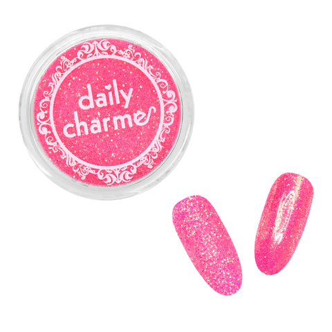 Iridescent Neon Glitter Dust / Pink Sangria Summer Nail Art Decoration