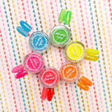 Iridescent Neon Glitter Dust / Pink Sangria Summer Nail Art Decoration