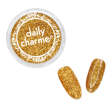 Daily Charme Solvent Resistant Nail Art Decoration Metallic Glitter Dust / Gold Dust