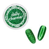 Daily Charme Solvent Resistant Nail Art Decoration Metallic Glitter Dust / Royal Emerald
