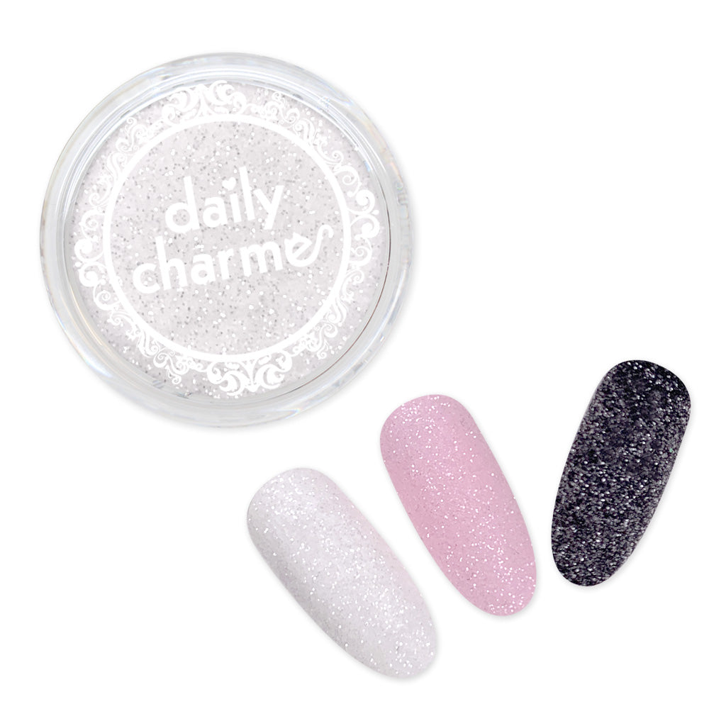 Metallic Glitter Dust / Crystal Clear Daily Charme Nail Art Metallic Glitter Dust / Crystal Clear