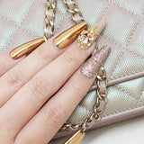 Metallic Glitter Dust / Moroccan Sand Neutral Nude Nail Art Glitters