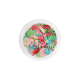 Delicate Soft Paper Glitter Tropical Paradise Summer Nail Art Flamingo Leafy