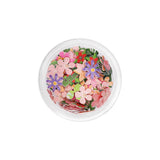 Delicate Soft Paper Glitter Mix / Crazy Plant Lady Monstera Green Leaf Flowers