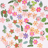 Delicate Soft Paper Glitter Mix / Crazy Plant Lady Monstera Green Leaf Flowers
