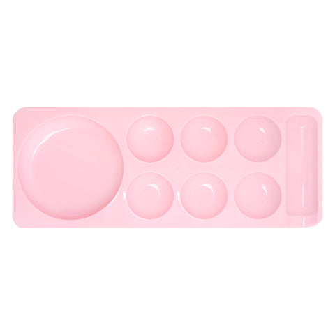 Pink Nail Art Mixing Palette Gel Watercolor Tool Acetone Alcohol Safe