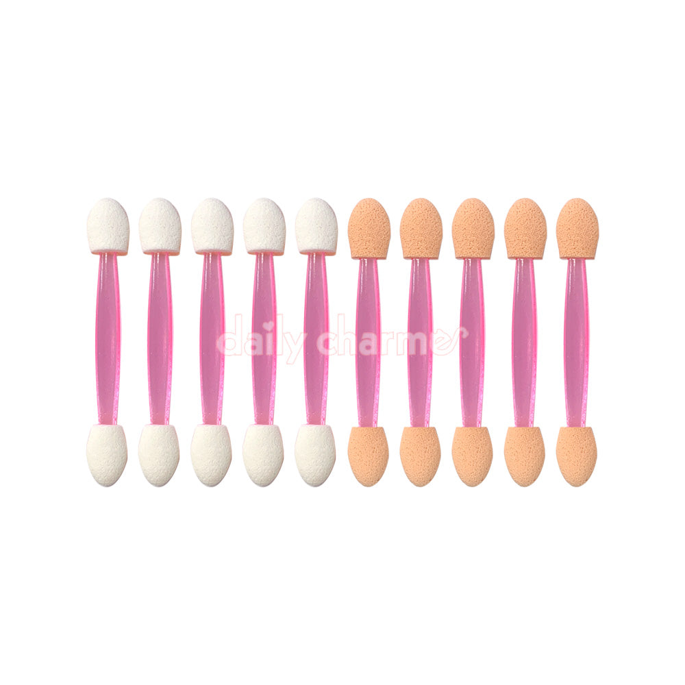 Pink Chrome Powder Sponge Applicators / 10 PC Pink Chrome Powder Sponge Applicators / 10 PC