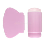 Quality Clear Jelly Stamper & Scraper Set Pink Nail Supply MoYou Stamp Art Plates