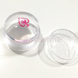Nail Stamping Tool XL Clear Jelly Stamper with Clear Handle & Scraper Set