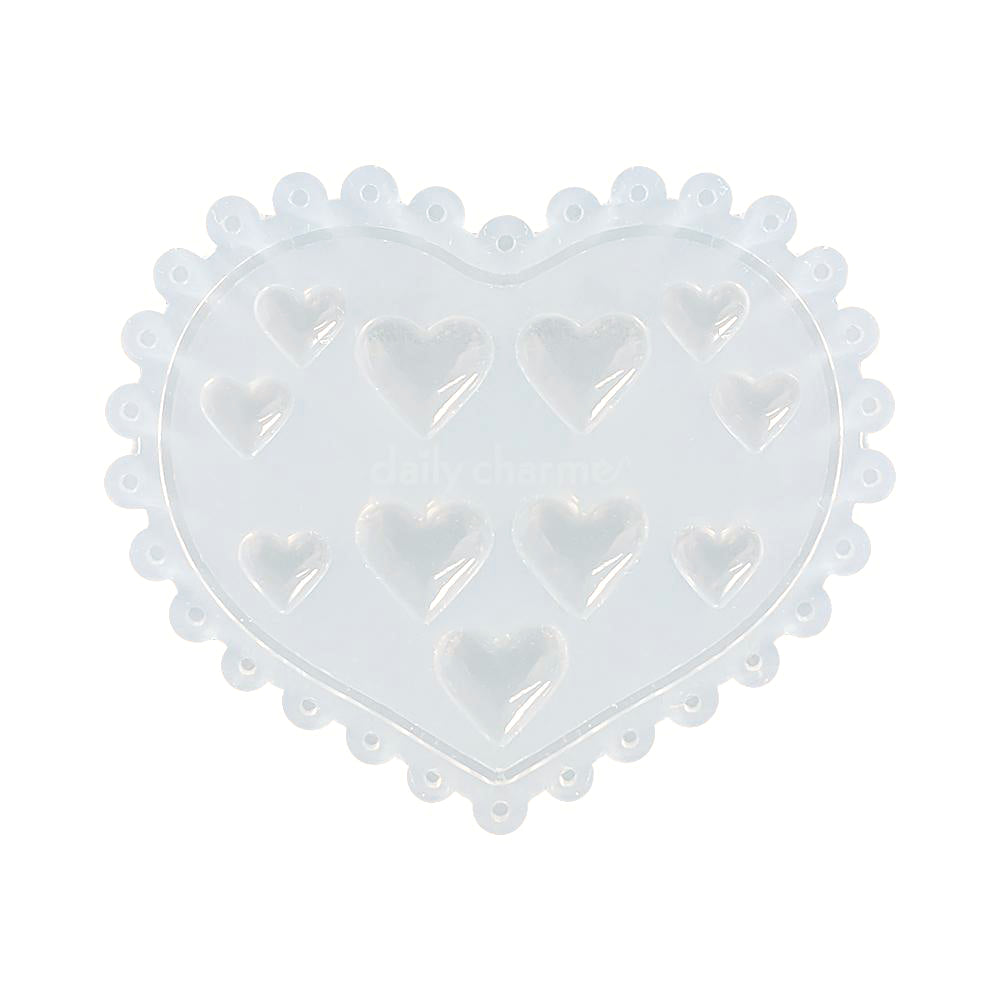 Daily Charme Silicone Nail Art Mold / Lovely Hearts Daily Charme Silicone Nail Art Mold / Lovely Hearts