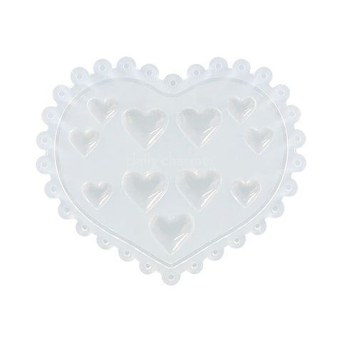Daily Charme Silicone Nail Art Mold / Lovely Hearts