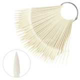 Nail Art Swatch Sticks / Stiletto / Natural