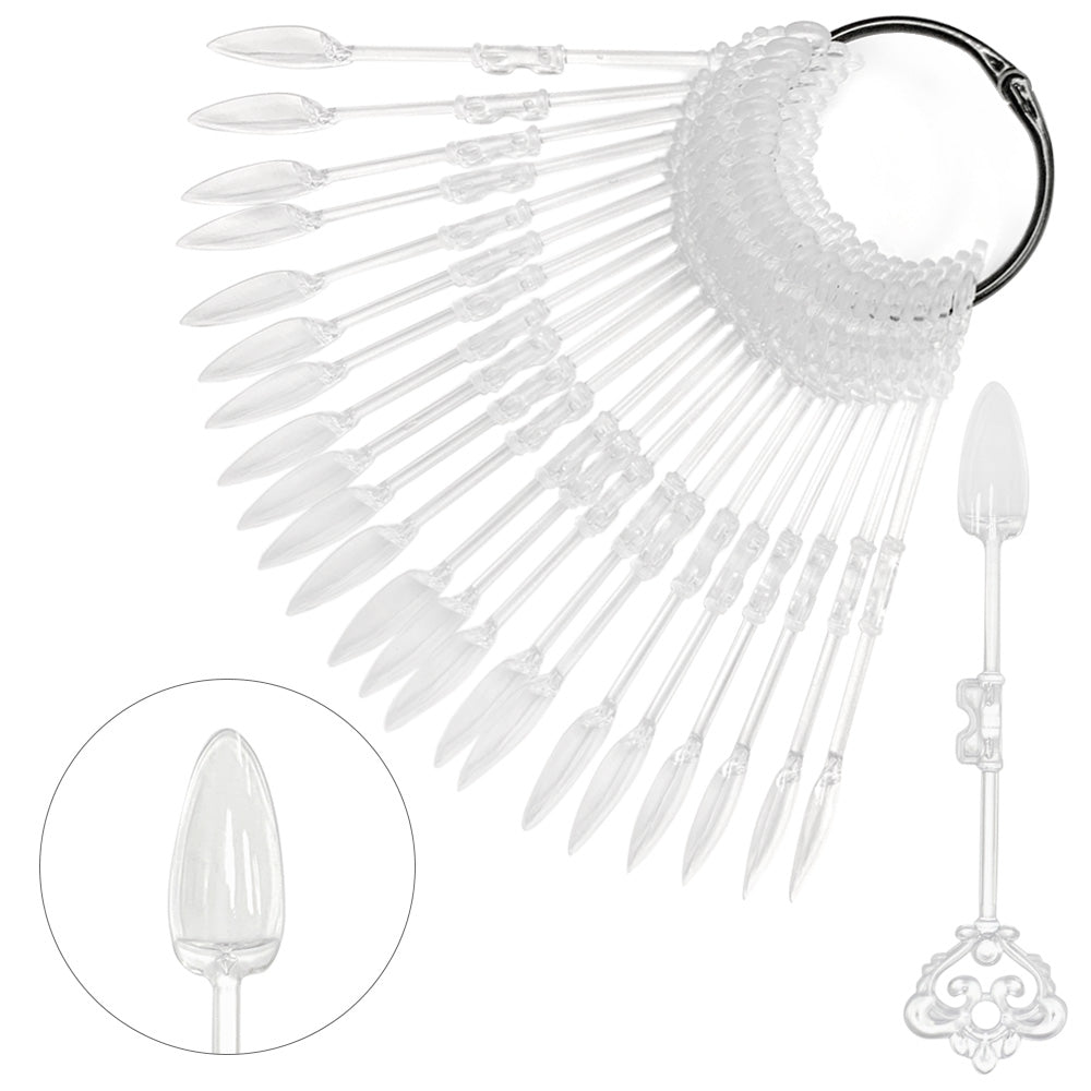 Vintage Key Nail Art Swatch Sticks / Almond / Clear Vintage Key Nail Art Swatch Sticks / Almond / Clear