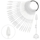 Vintage Key Nail Art Swatch Sticks / Almond / Clear