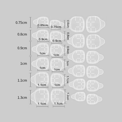 Press On Nail Double Sided Sticker Clear Tabs