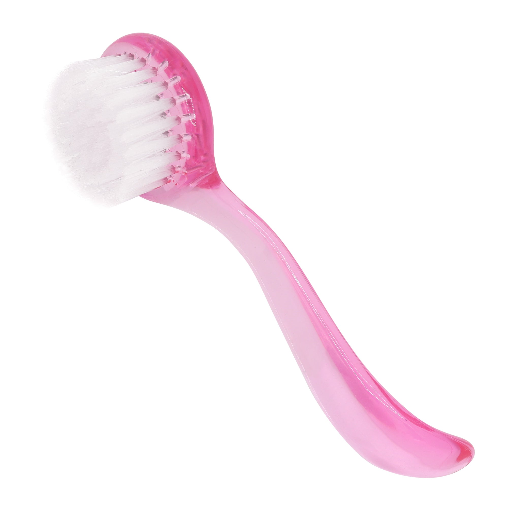 Round Nail Cleaning Brush / Pink Round Nail Cleaning Brush / Pink Dusting Cleaning Tool