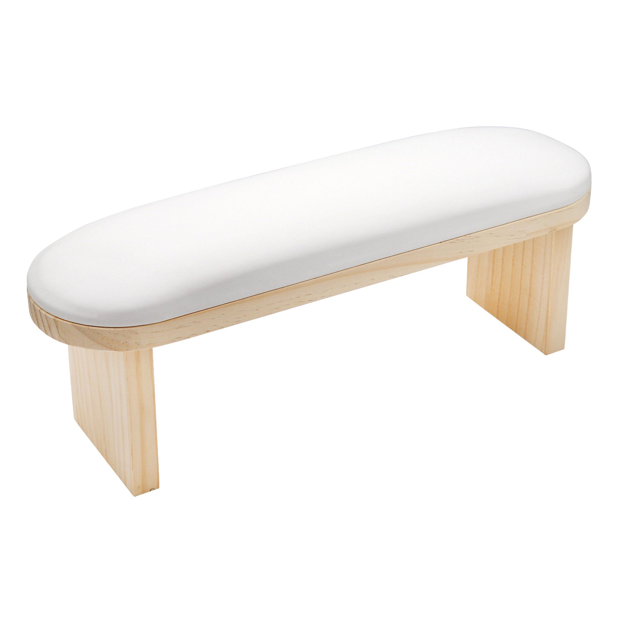 Modern Cushioned Manicure Armrest Modern Cushioned Manicure Armrest White Wooden