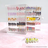 Acrylic Nail Tip Display Case Swatch Press-On Tool Storage Organization