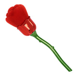 Rose Stem Makeup Brush / Red Nail Art Dusting Brush Valentine's Day