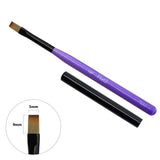 Nail Partner Colorful Gel Brush / Flat 2 Base & Top Japanese Nail Art Supplies