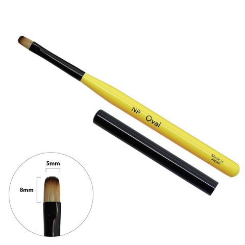 Nail Partner Colorful Gel Brush / Oval Japanese Nail Art Supplies