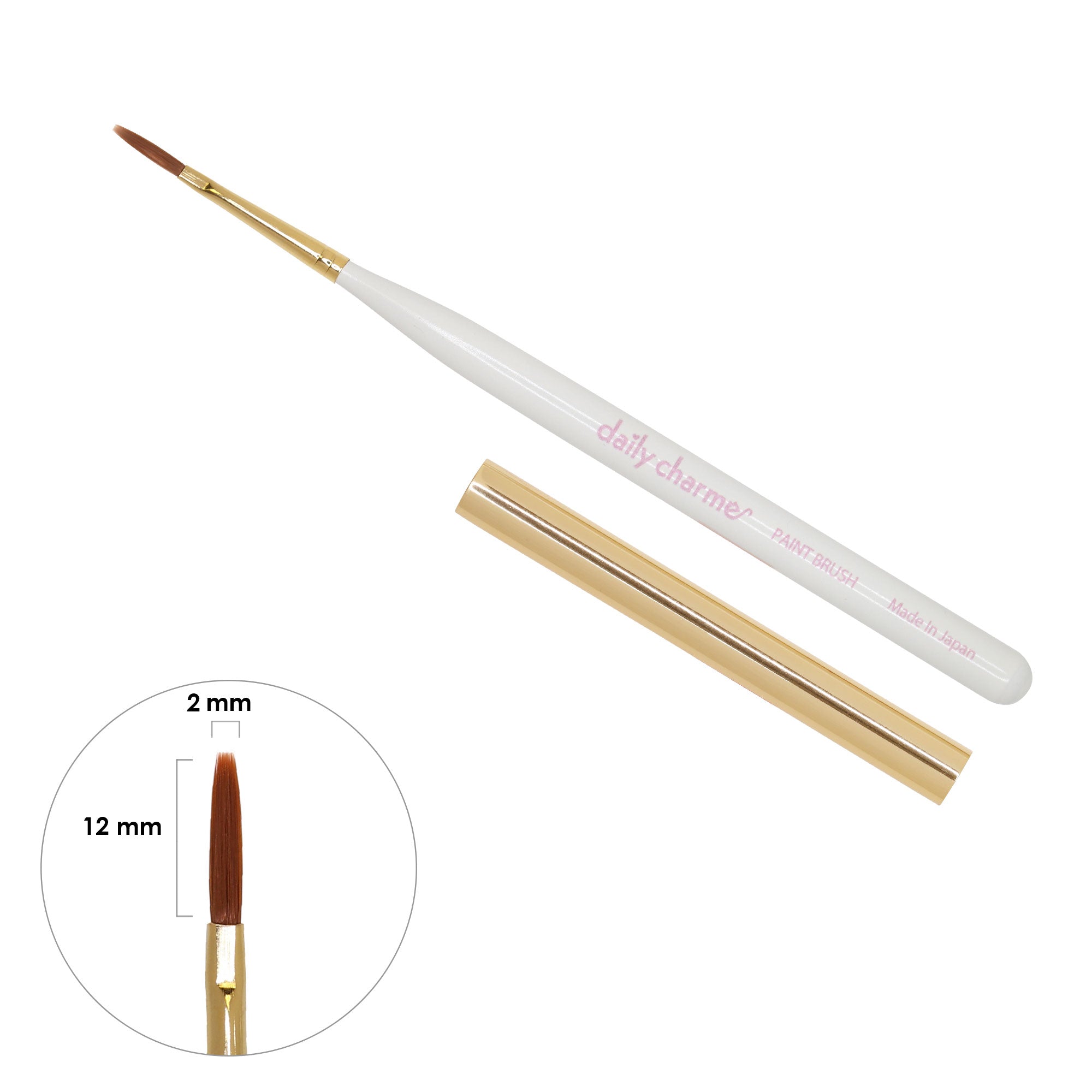 Daily Charme Nail Art Brush / Paint Mananails Nail Partner Japanese Nail Tool