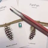 Nail Partner X Colors Nail FanFan Angular Brush Japanese Nail Art